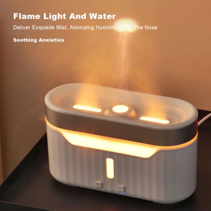 2023 New Flame Water Atomization Jellyfish Fog Humidifier Desktop Portable Essential Oil Aroma Diffuser with Atmosphere Light 1