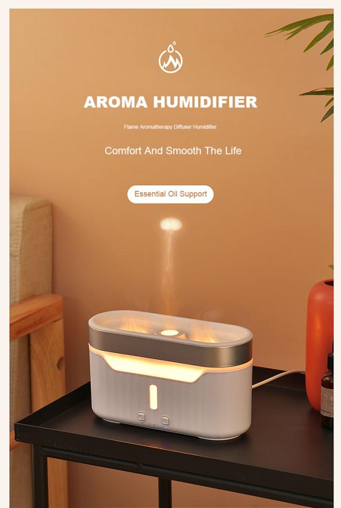 2023 New Flame Water Atomization Jellyfish Fog Humidifier Desktop Portable Essential Oil Aroma Diffuser with Atmosphere Light 2