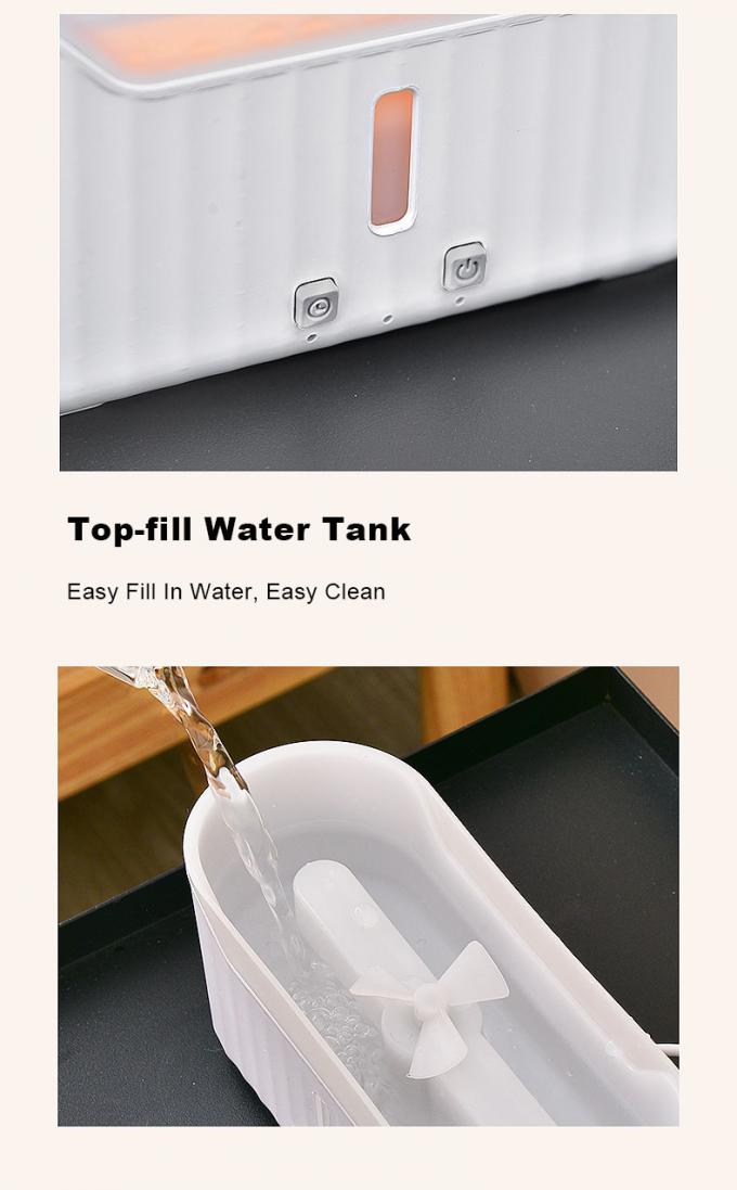 2023 New Flame Water Atomization Jellyfish Fog Humidifier Desktop Portable Essential Oil Aroma Diffuser with Atmosphere Light 19