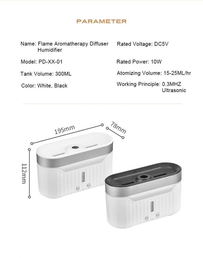 2023 New Flame Water Atomization Jellyfish Fog Humidifier Desktop Portable Essential Oil Aroma Diffuser with Atmosphere Light 20
