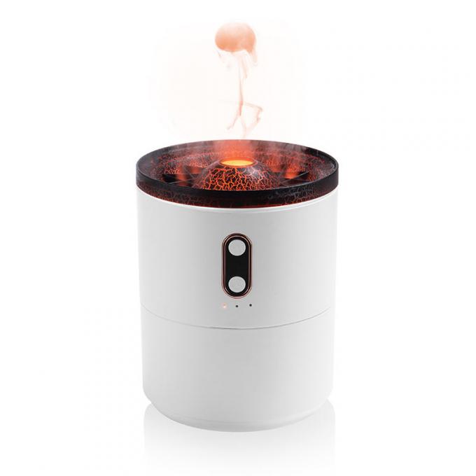 Hot Sales JellyFish Volcano Humidifier 2023 Newest Mini Portable Volcano Shape Ultrasonic Humidifier Flame Jellyfish Humidifier 0