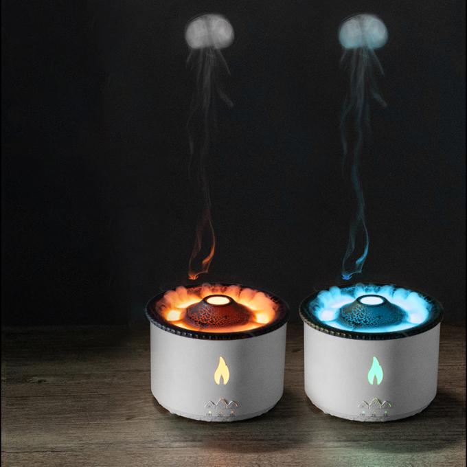 Electric Essential Oil Aroma Diffuser With Remote Ultrasonic Smart Aroma Diffuser Volcano 360ML Humidifier Flame 2
