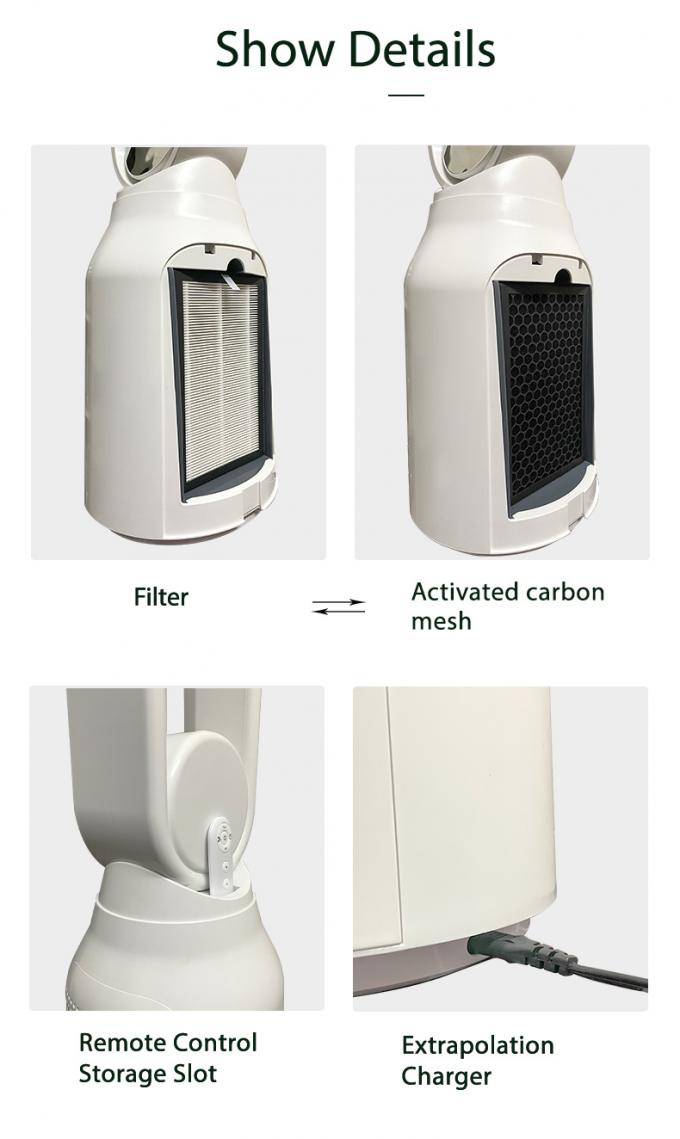 Homefish Luftreiniger Huishoudelijke luchtreiniger met blaadloze zuiveringsventilator OEM 15