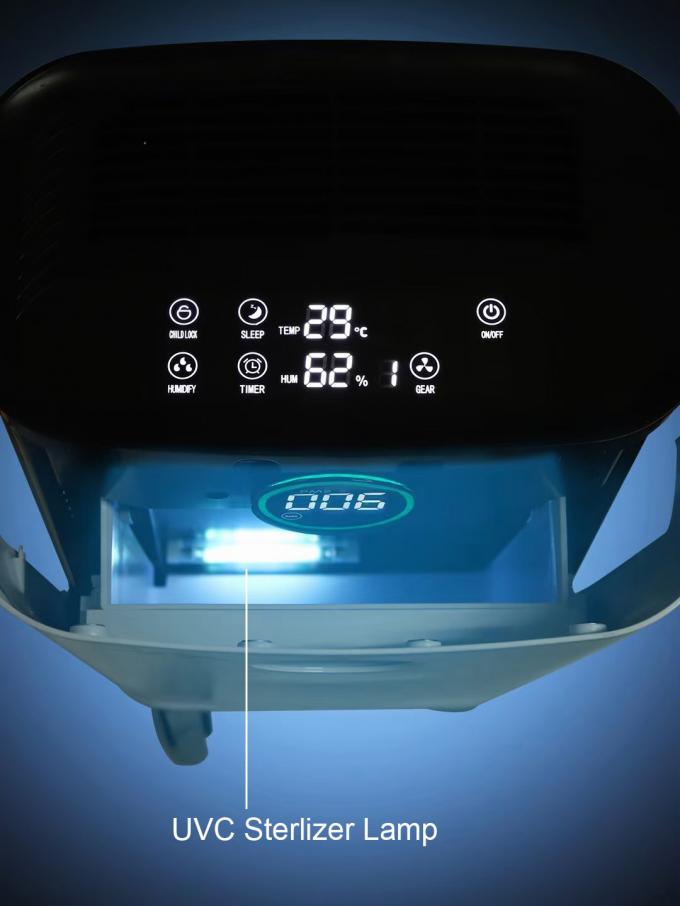 Home UV Lamp Personal 2-in-1 Hybryid Air Purifier Washer and Humidifier Control Tuya Wifi Multifuncion Humidifying Air Purifier 6
