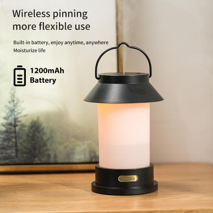400ml USB Wireless Creative Design Portable Camping Lantern Shape Diffuser Hanging Type Outdoor Cool Mist Humidifier 2