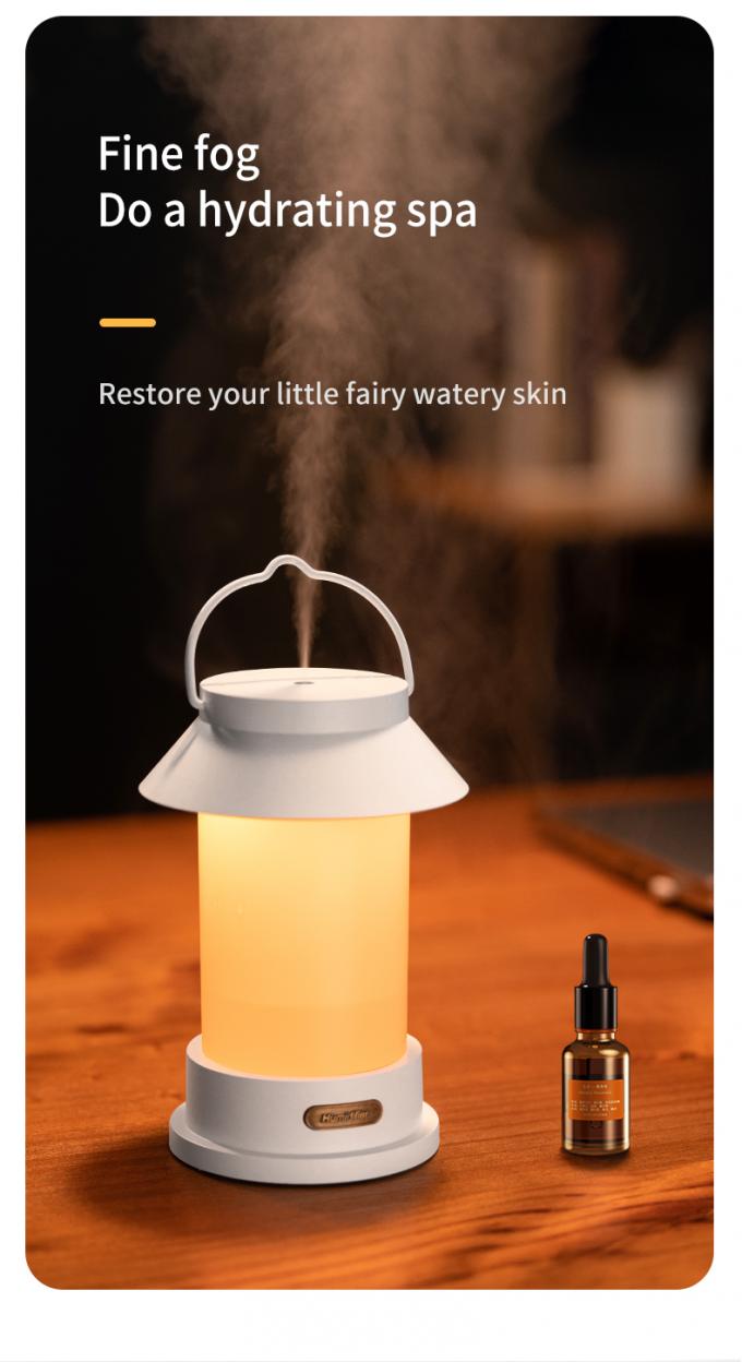 400ml USB Wireless Creative Design Portable Camping Lantern Shape Diffuser Hanging Type Outdoor Cool Mist Humidifier 6