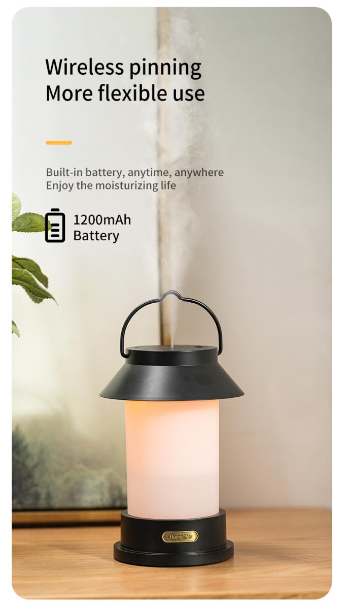 400ml USB Wireless Creative Design Portable Camping Lantern Shape Diffuser Hanging Type Outdoor Cool Mist Humidifier 5