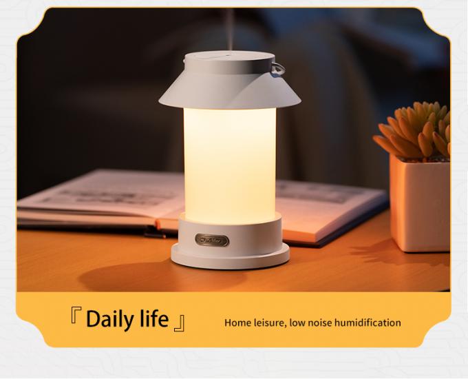 400ml USB Wireless Creative Design Portable Camping Lantern Shape Diffuser Hanging Type Outdoor Cool Mist Humidifier 12