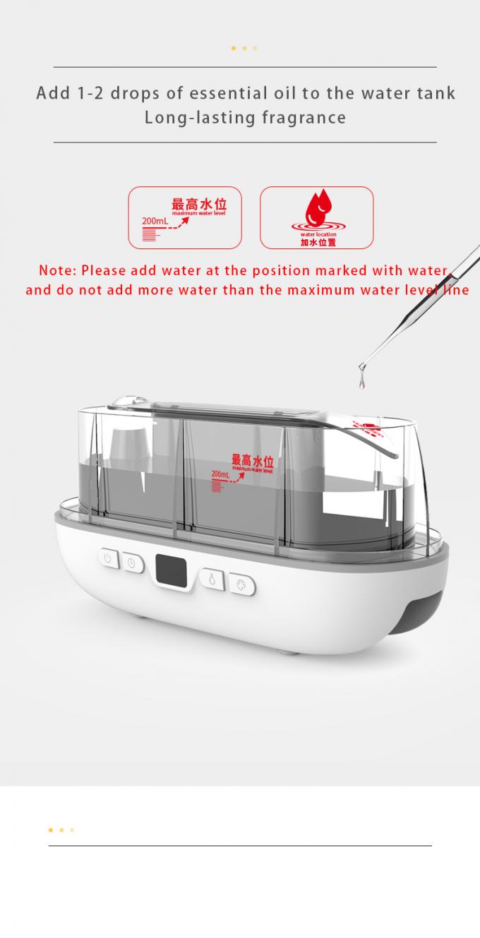 2023 New Design Ultrasonic Flame Diffuser 200ml RGB Light Flame Humidifier With Remote Controller Aroma Diffuser For Household 10