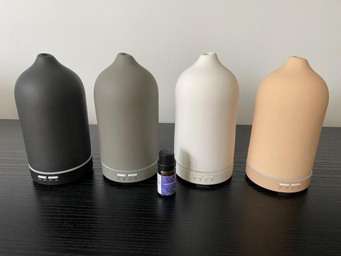 HOMEFISH PP Ceramic Aromatherapy Ultrasonic Aroma Humidifier 2.4MHz 0