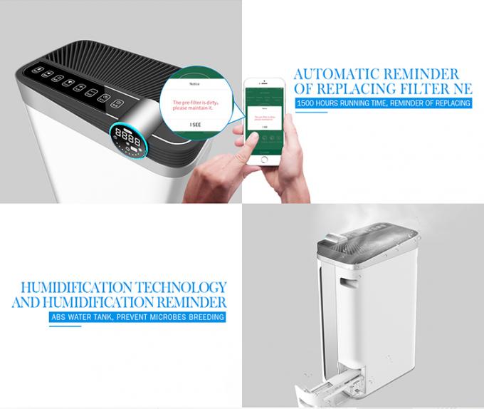 HOMEFISH HEPA UV Air Purifier With Odor Sensor 488m3/H 6