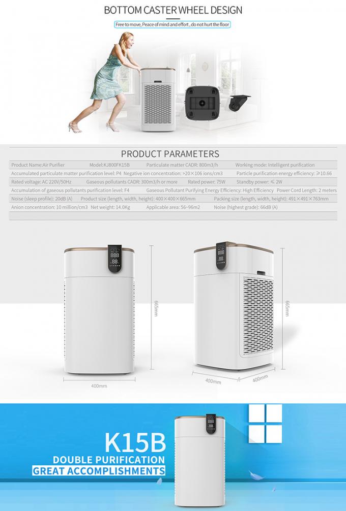 HOMEFISH Intelligent Purification Commercial Air Purifier For Smoke 220V 9