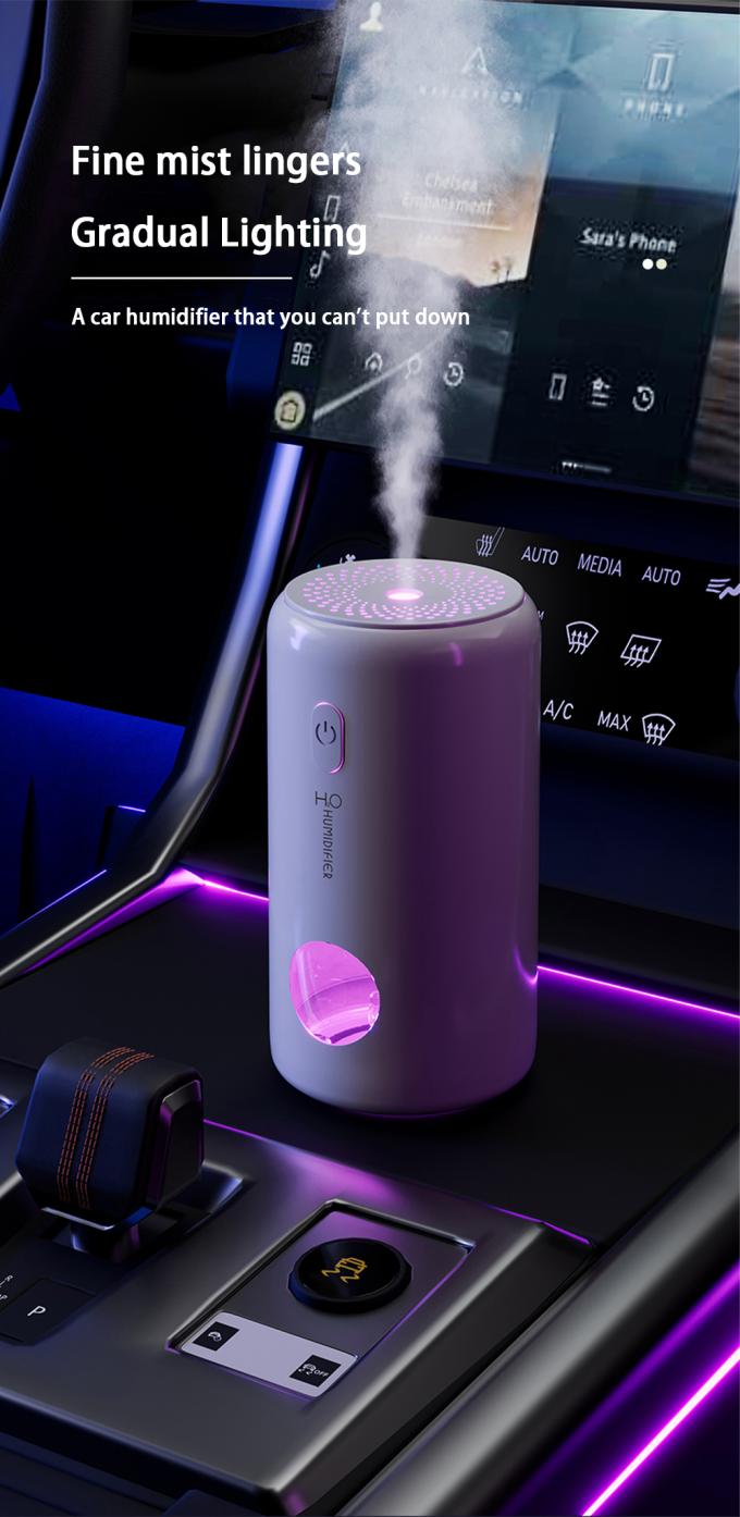 Wireless Car Air Purifier With Humidifier & Aromatherapy For Freshening On The Go 0