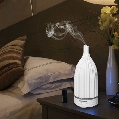 kaufen Warm verkaufter 120 ml Eleganter Heim Ruhiger Öl Diffuser Keramischer Aroma Duft Diffuser Ultraschall Keramischer Aroma Diffuser online manufacture