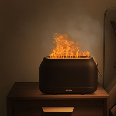 Buy Dropshipping Humificador Rgb Light 180Ml Christmas Humidifier Ultrasonic Flame Oil Diffuser Humidifier Flame Dropshipping online manufacture