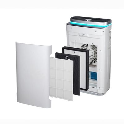 ซื้อ HOMEFISH เครื่องล้างอากาศ OEM เครื่องล้างอากาศคาร์บอนไอโอไนเซอร์ขนาดใหญ่ Pembersih Udara ห้องใหญ่ ดีที่สุด H13 Hepa Filter เครื่องล้างอากาศ Wifi สมาร์ท online manufacture