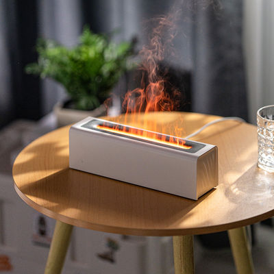 Beli HOMEFISH Flame Simulation Humidifier Kapasitas Besar Desktop Aromaterapi Diffuser Dengan Atmosphere Light untuk Kamar Tidur online manufacture