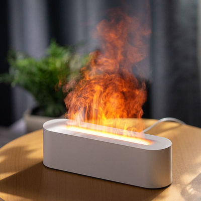 Mua HOMEFISH Flame Humidifier Máy điều dưỡng hương vị Capacity 150ML RGB Flame Effect cho bàn làm việc phòng ngủ online manufacture