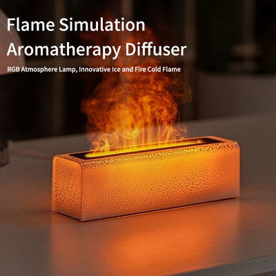 comprar Simulación de llama de lava Aromaterapia Diffuser Humidificador con luz de atmósfera online manufacture