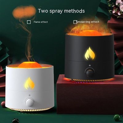 Buen precio Fuego de medusa Volcán Humidificador de aire Diffuser de venta al por mayor Aceite de llama portátil esencial Aroma Mini Volcán Diffuser en línea