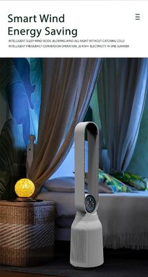 Good price HOMEFISH Touch Screen Household Air Purifier Bladeless Standing Fan 8 Gears Speed Adjustable online