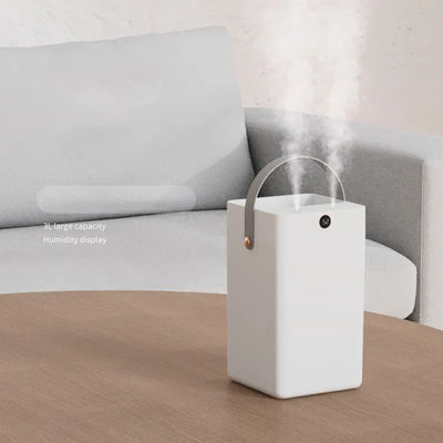 Buen precio 3L Gran capacidad Diffusor de pulverización doble Humedad Niebla fría Humidificador de aire de nebulización con pantalla digital en línea