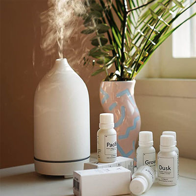 Guter Preis PP Keramik ätherisches Öl Ultraschall Aromafeuchtiger Kapazität 51-100ml Online