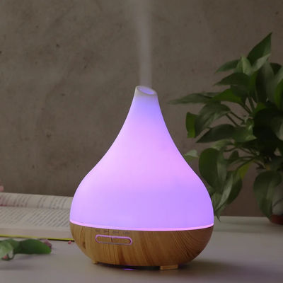 Good price 400ml Capacity Mini Aroma Oil Diffuser Wooden Aromatherapy Machine Quiet Remote Control Aroma Diffuser with LED Light online