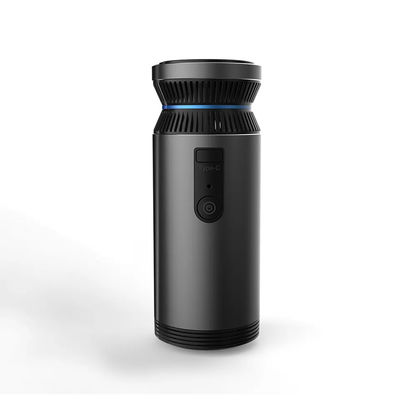 Buen precio Purificador de aire de automóvil de aleación de aluminio integrado Control inteligente Generador de ozono Tecnología de aniones Mini humidificador de aire portátil en línea