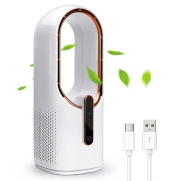Good price HOMEFISH Leafless Fan Room Humidifier USB Rechargeable Air Cooler 3 Gear online