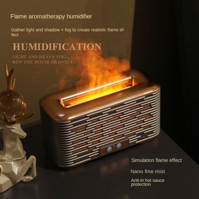 Buen precio Aromaterapia de llama Humidificador Nano Niebla silenciosa Gran capacidad de humidificación de la máquina con la luz de la atmósfera en línea