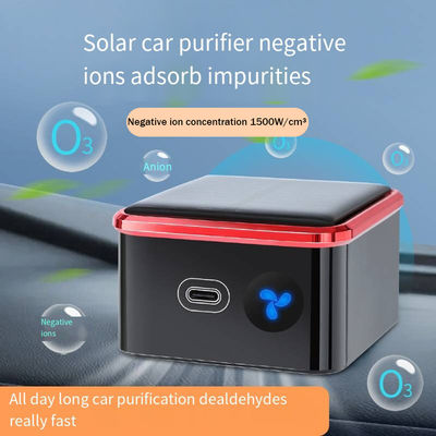 Good price Car Mounted Solar Air Purifier Negative Ion Ozone Dual Air Purification online